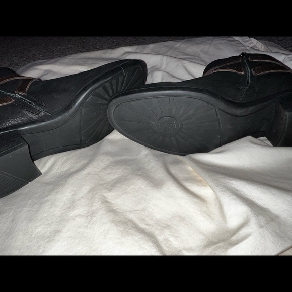 Bussola Black Leather  Ankle Boots - Picture 9 of 11